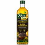 Wood Cold Pressed Mustard Oil - 1L | PET Bottle | Kacchi Ghani | Black Mustard Oil | A1 Grade Mustard Seeds & 0 trans fat| Rich Aroma | Naturally Cholesterol Free & Goodness of Omega 3
